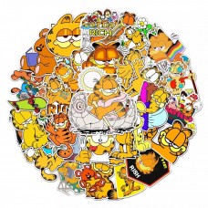 Set 50 Stickers Gato Garfield Decorativo Calcomanias Pack